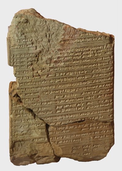 Tablette cunéiforme avec prescriptions médicales, Ninive (argile) - Mesopotamian